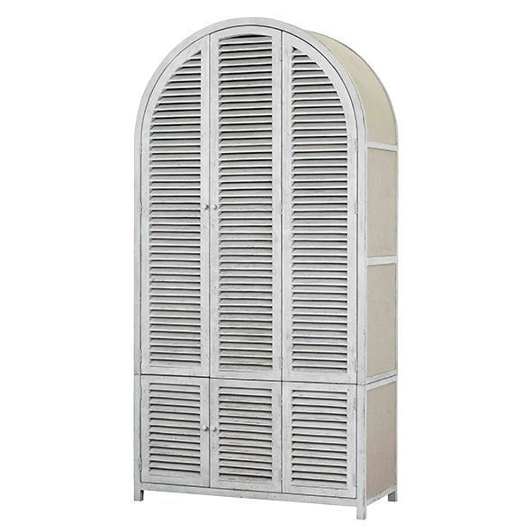 Elle Louvre Half Round Cabinet