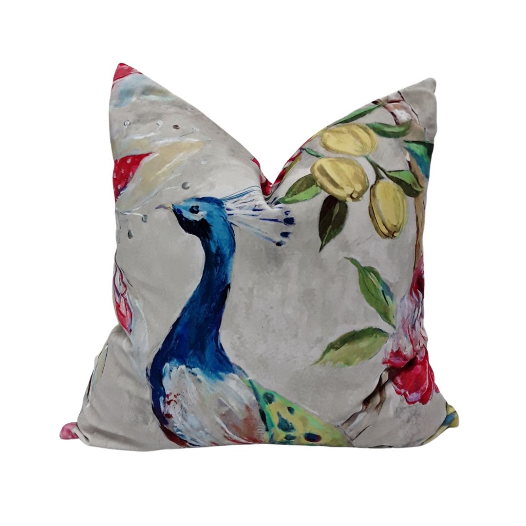 Hampton Court Jewel/Mystere Snow Cushion - 55x55