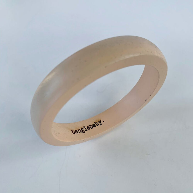 Freja Wood Blush Bangle - Small