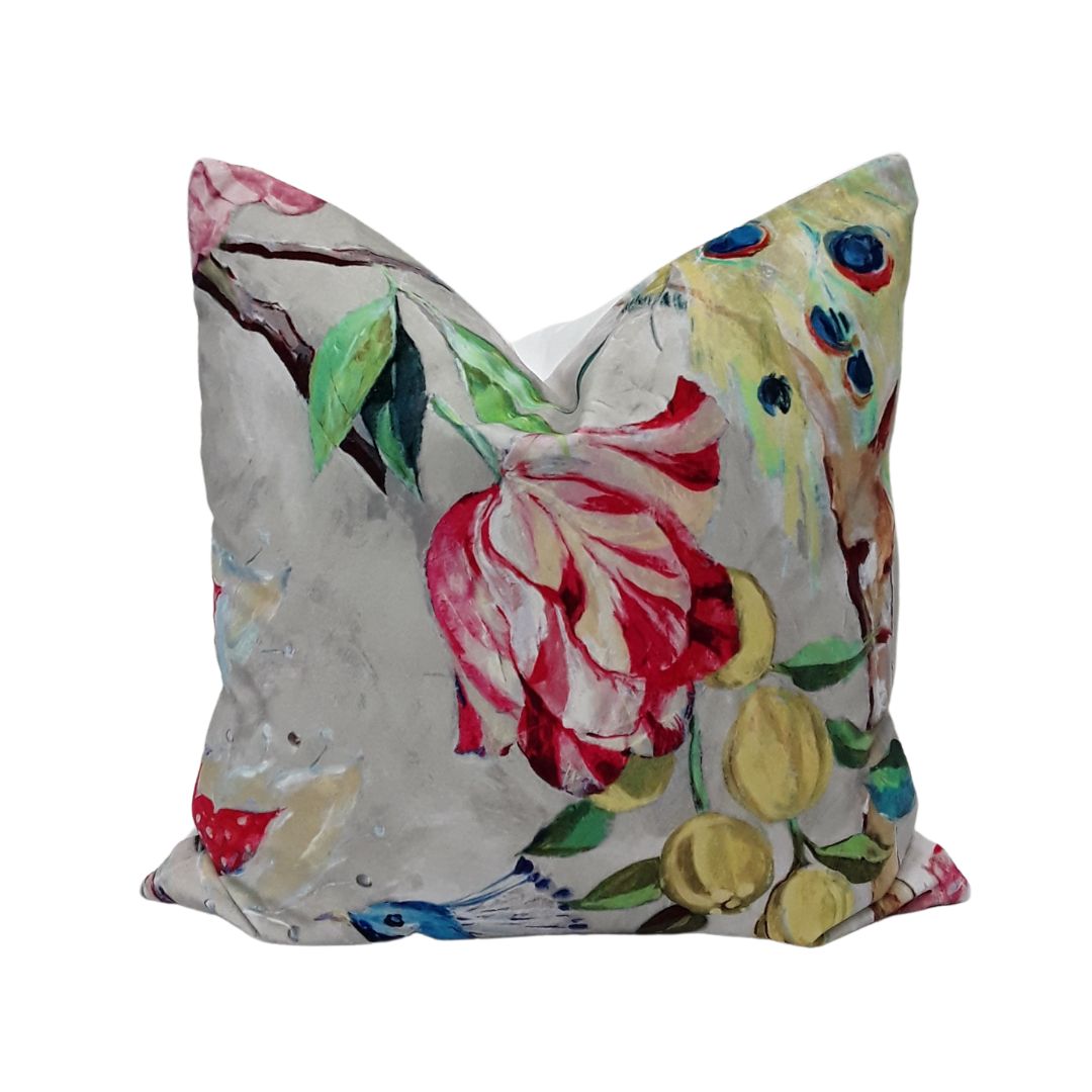 Hampton Court Jewel/Mystere Snow Cushion - 55x55