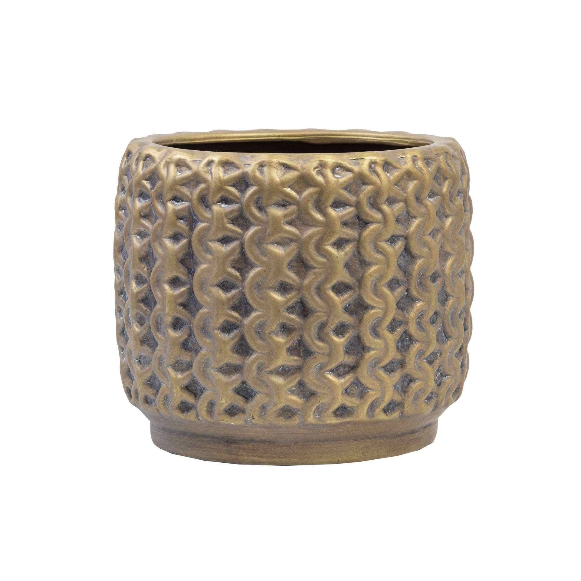 Deco Gold Wash Pot - Small