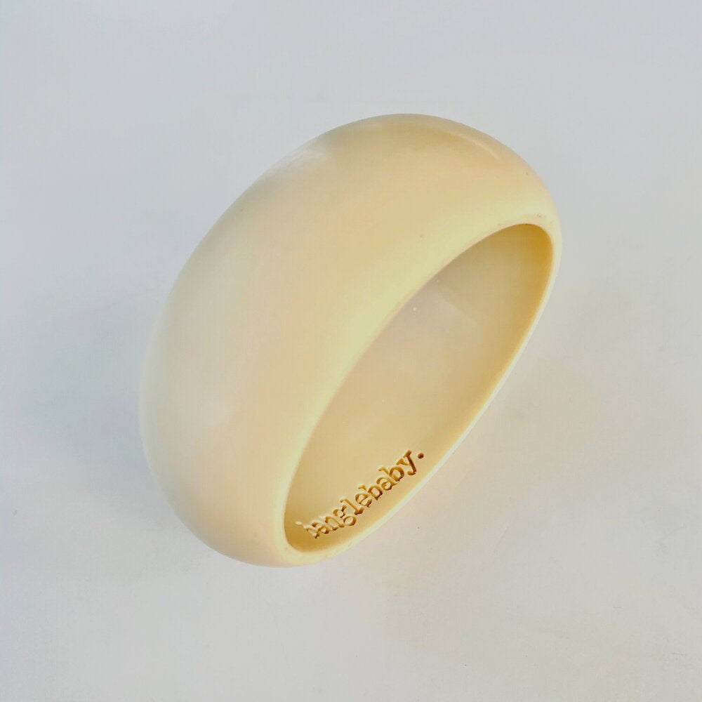 Ella Resin Bangle Vanilla- Small