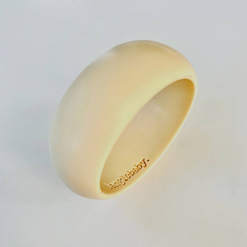 Ella Resin Bangle Vanilla- Small
