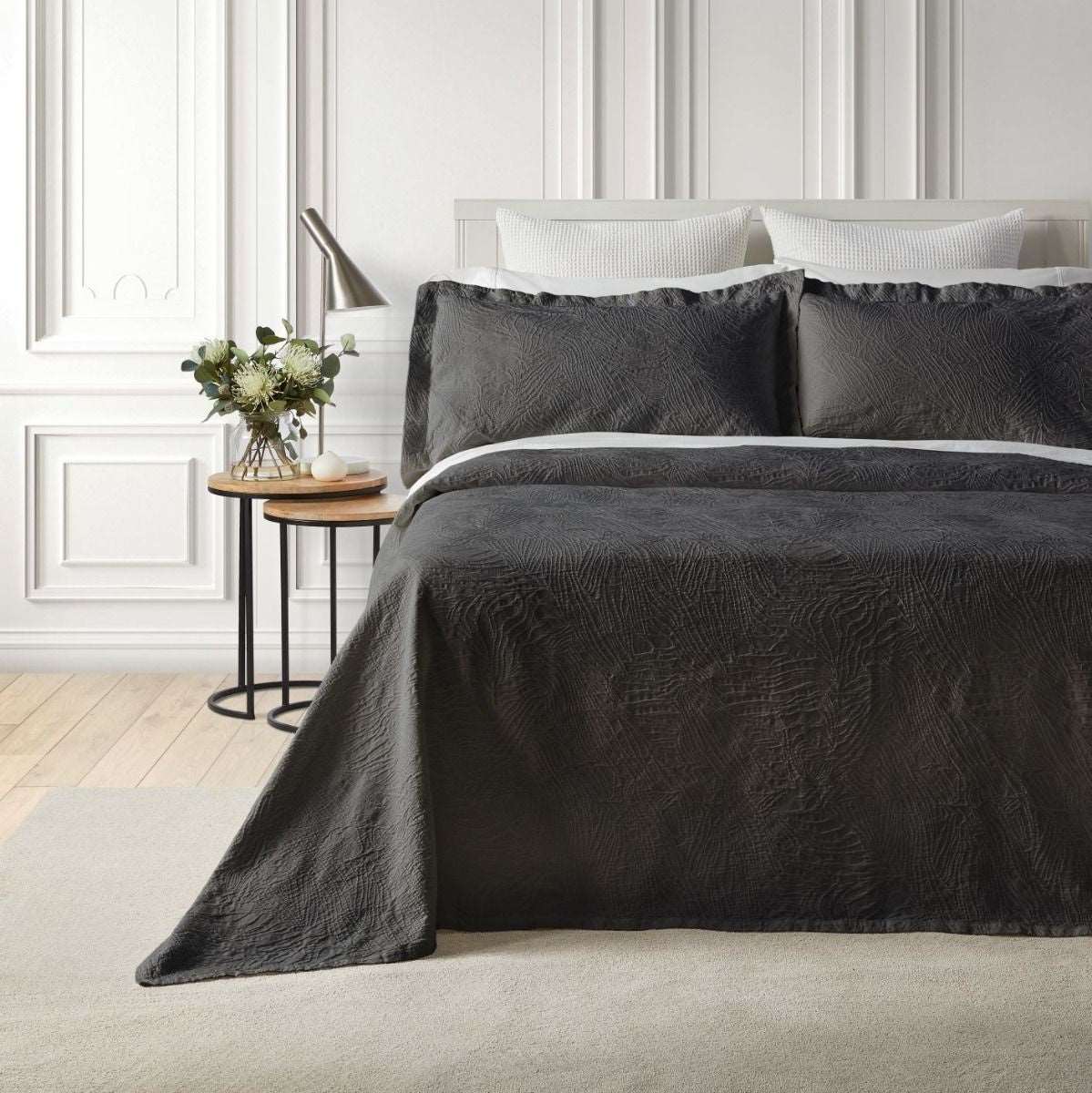 Dunes Bedspread Ash Queen