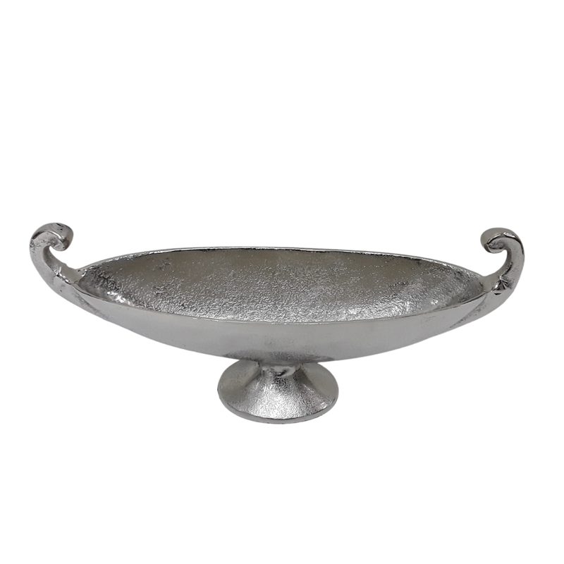 Medium Aluminium Foyer Urn - Raw Silver