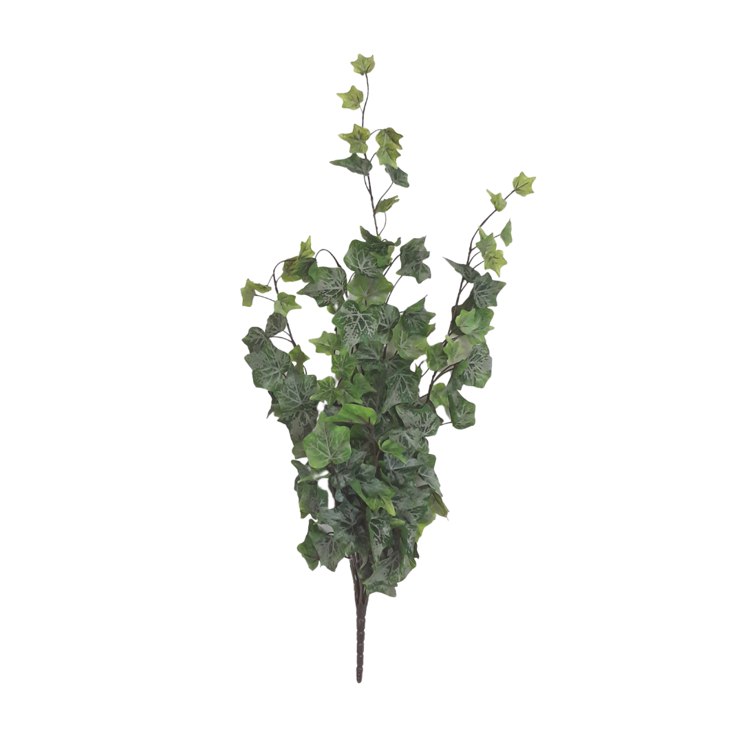 Frosted Ivy Bush: Frosted Green - Large
