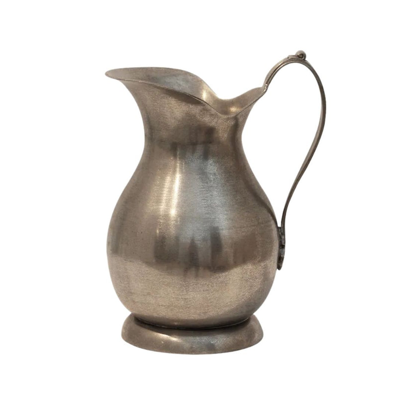 Pewter Jug with Flat Handle - Large