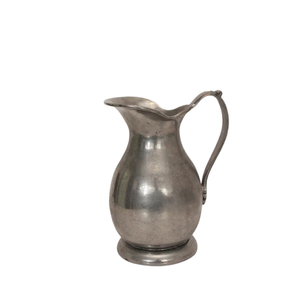 Pewter Jug with Flat Handle - Small