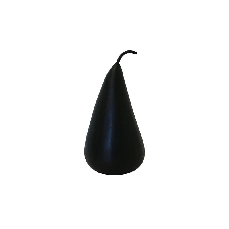 Marble Decorative Pear in Black - Large