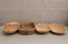 Antique Wooden Oval Basin - Small