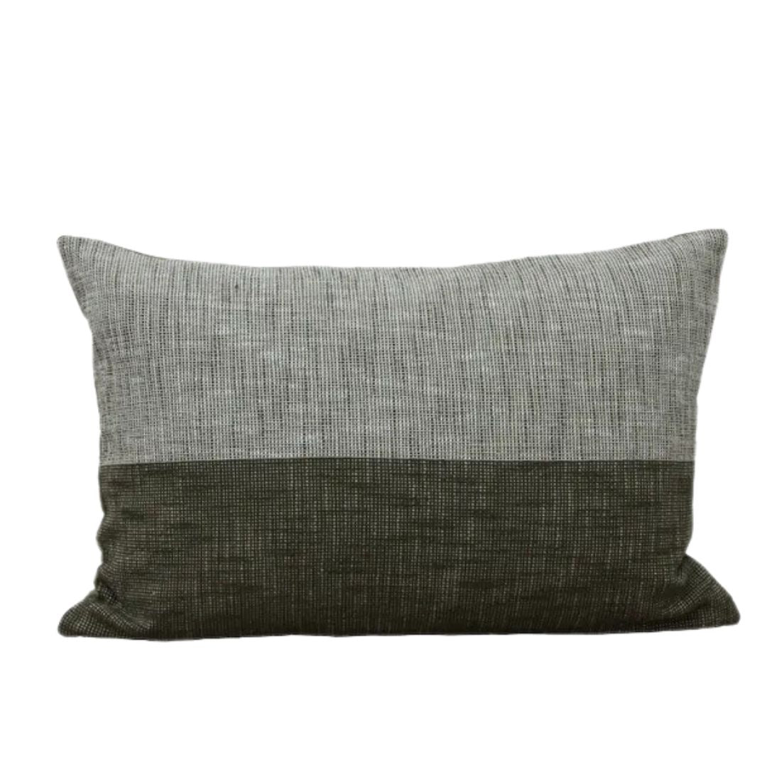 Block Velvet Back Cushion - 60x40