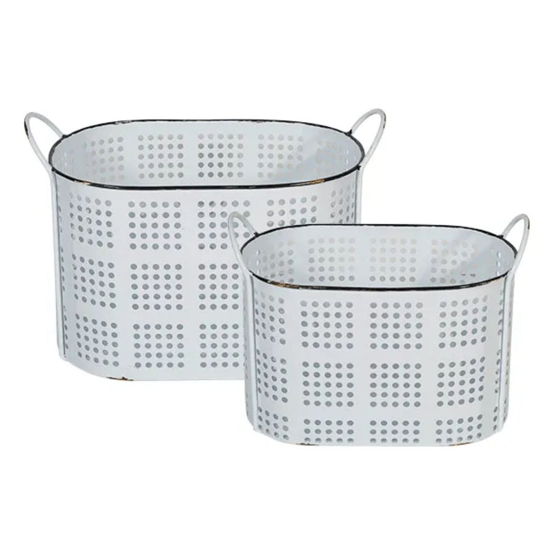 Ellis Oval Utensil Basket - Small