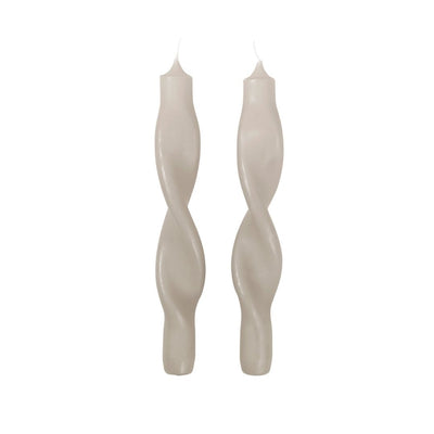 Broste Candle Twist Rainy Day - Set of 2