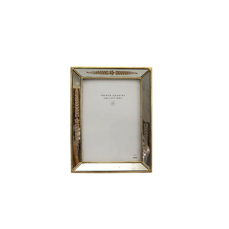 Juliet Fleur Mirror Photo Frame - 2.5x3.5"