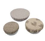 Gingham Food Covers - Ash