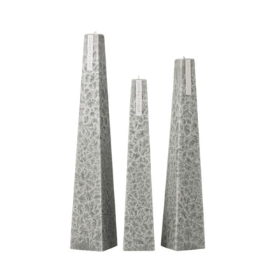 Icicle Candle: Black Iris - Medium