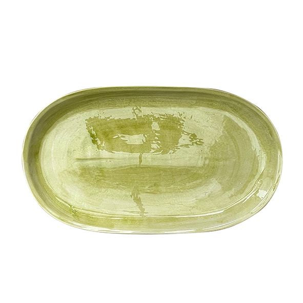 Vert Textured Oval Platter