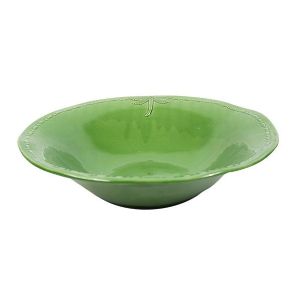 Dragonfly Stoneware Green Salad Bowl - Small
