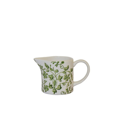 Florentine Verde Handpainted Creamer - Green