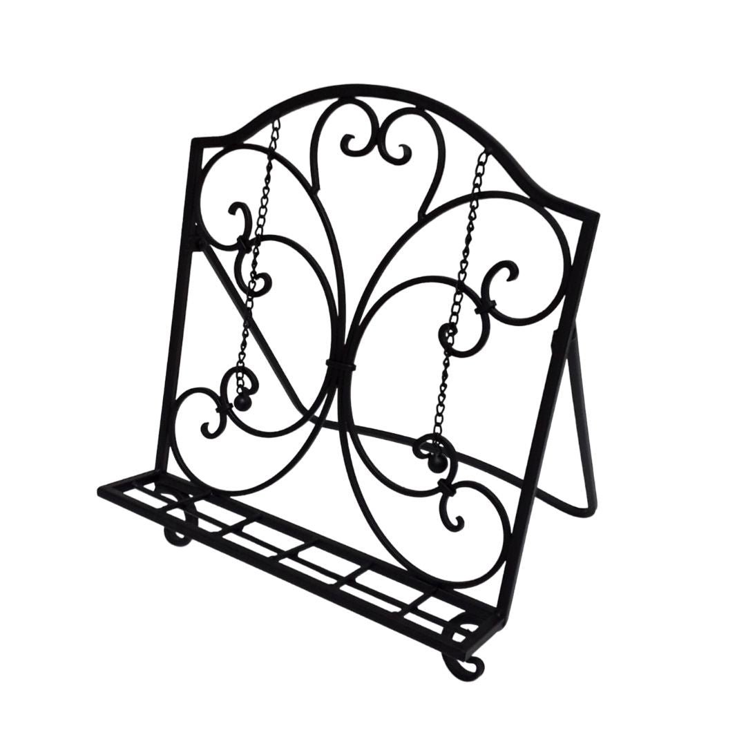 Black Cook Book Holder