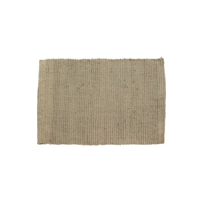 Ribbed Jute Placemat - Stone