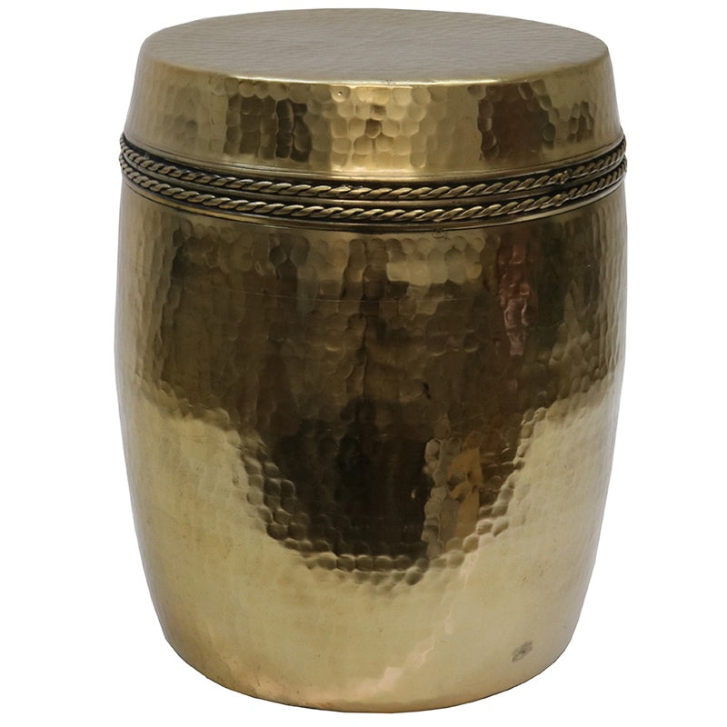 Aluminium Rope Stool - Gold