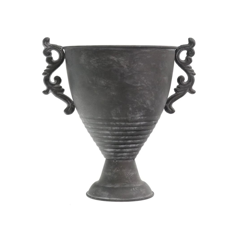Metal Urn: Black - Large 36cm