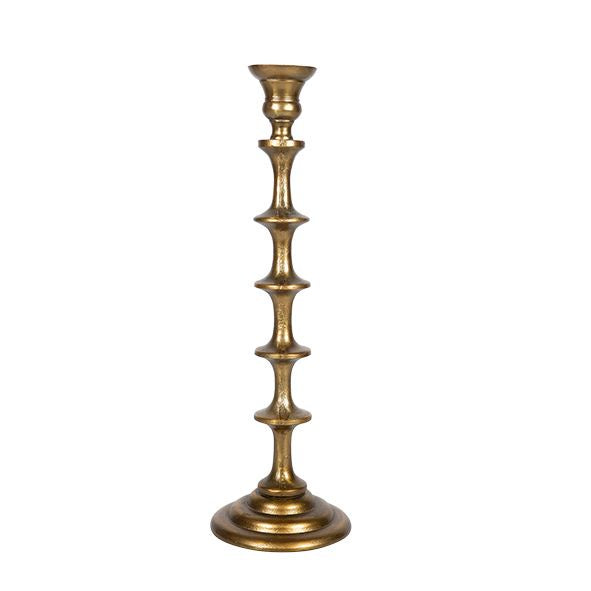 Ridged Taper Candlestick - Tall