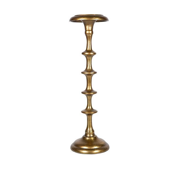 Ridged Pillar Candlestick - Tall