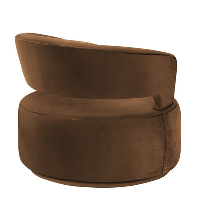 Indiana Swivel Arm Chair - Gold