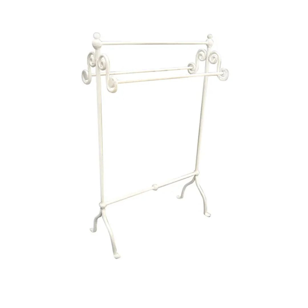 Whitewash Iron Towel Rail