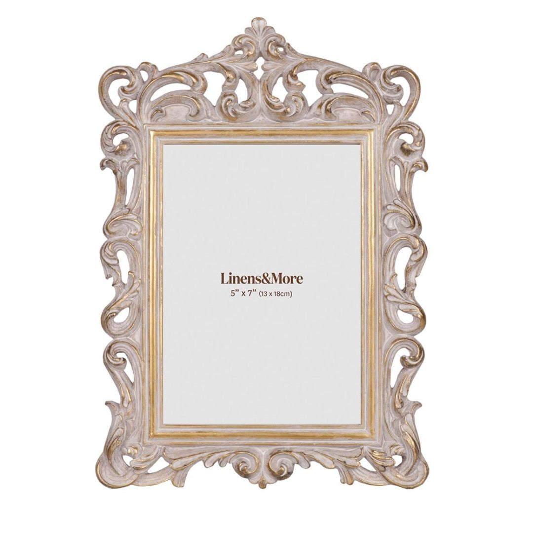 Classic Antique Gold Photo Frame - 5x7"