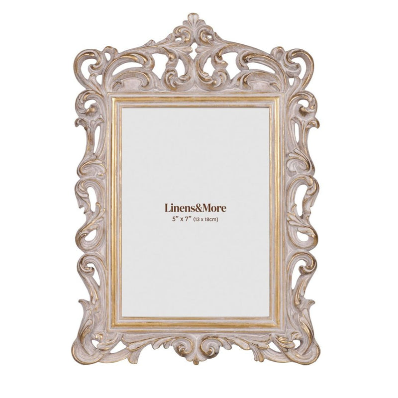 Classic Antique Gold Photo Frame - 5x7"