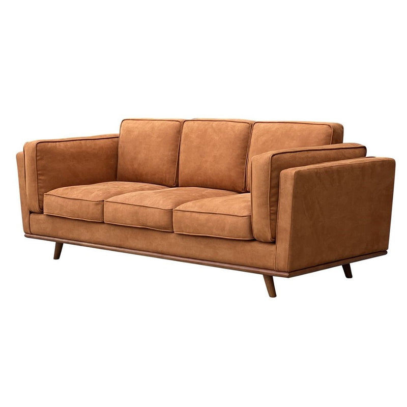 London Brutus Caramello 3 Seat Sofa
