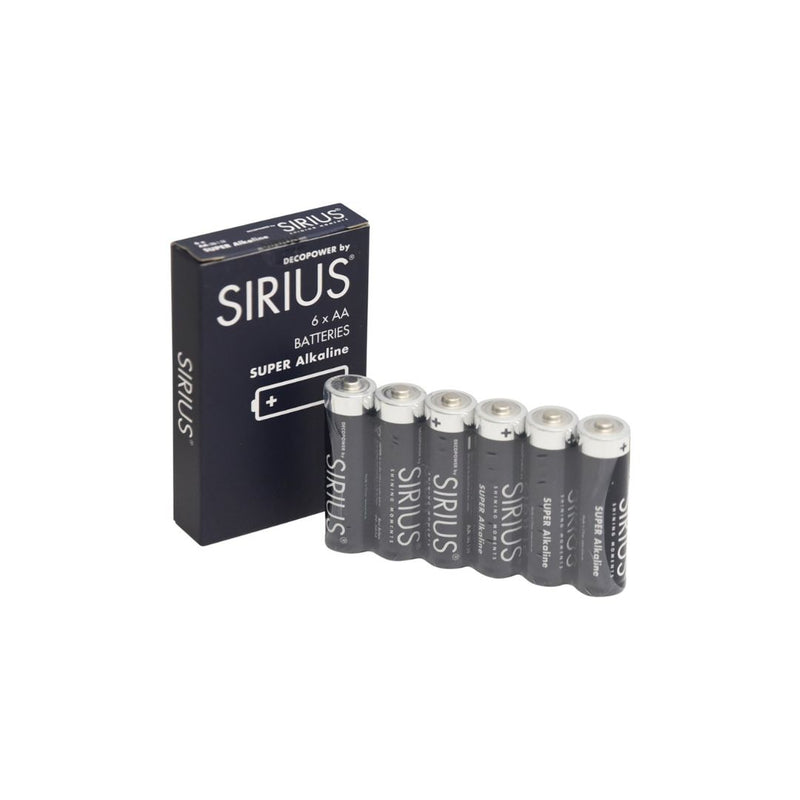 Sirius Batteries: AA Deco Power - 6PK