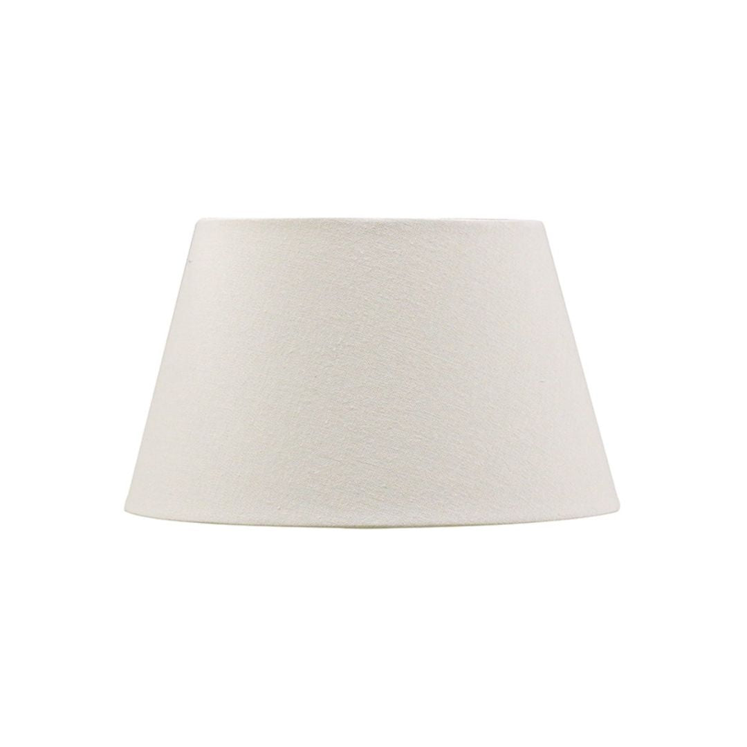 Ivory Tapered Lampshade - 26cm