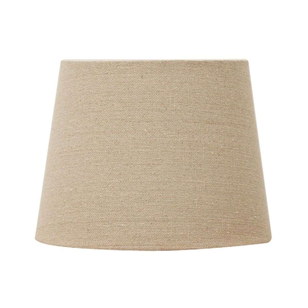Flax Basket Weave Tall Drum Lampshade - 46cm