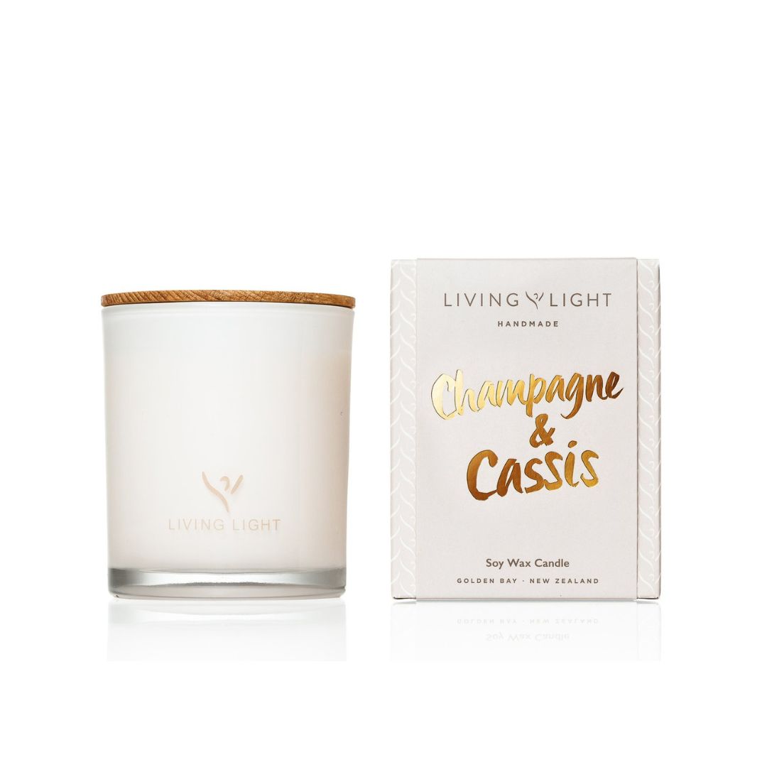Soy Large Candle: Champagne & Cassis