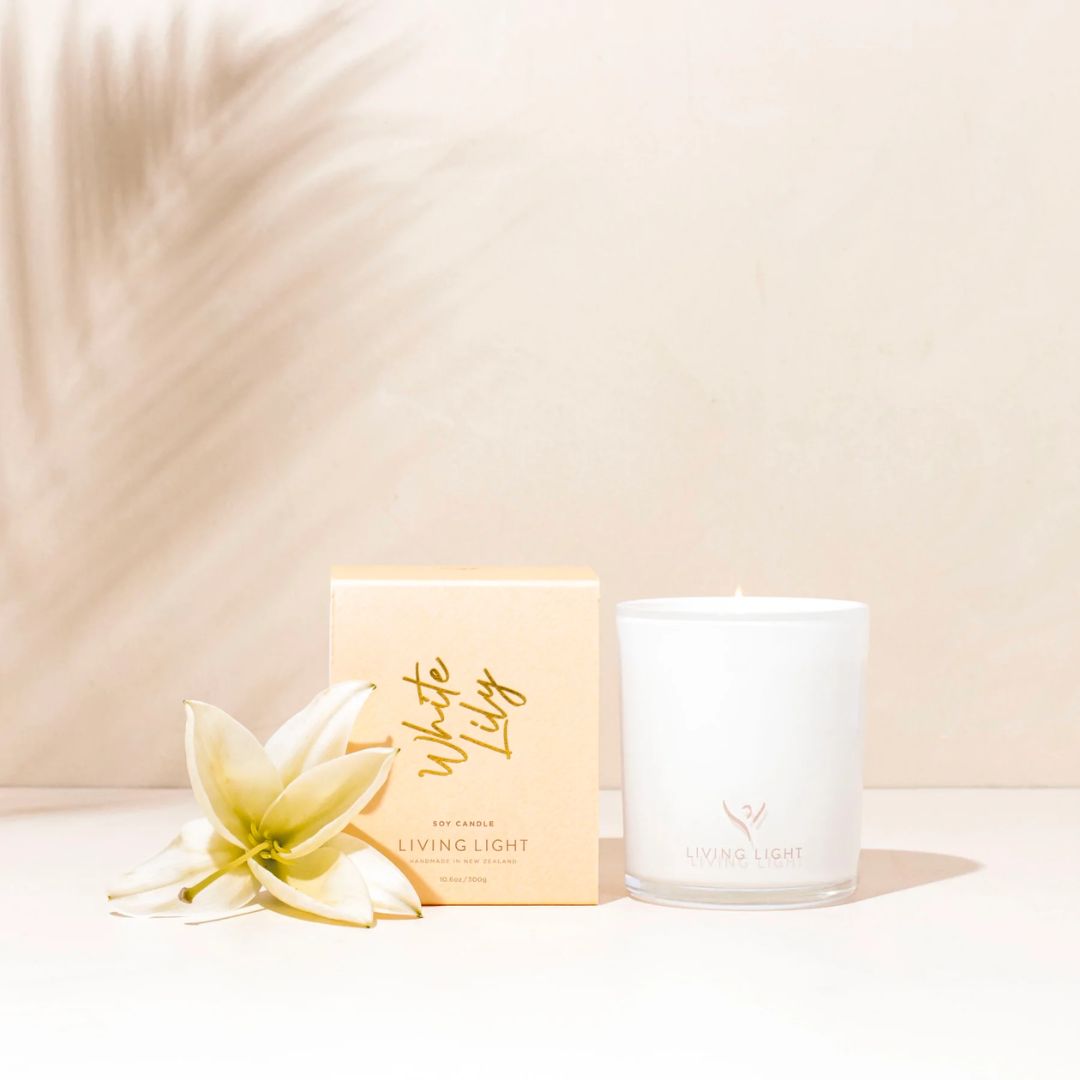 Soy Large Candle: White Lily