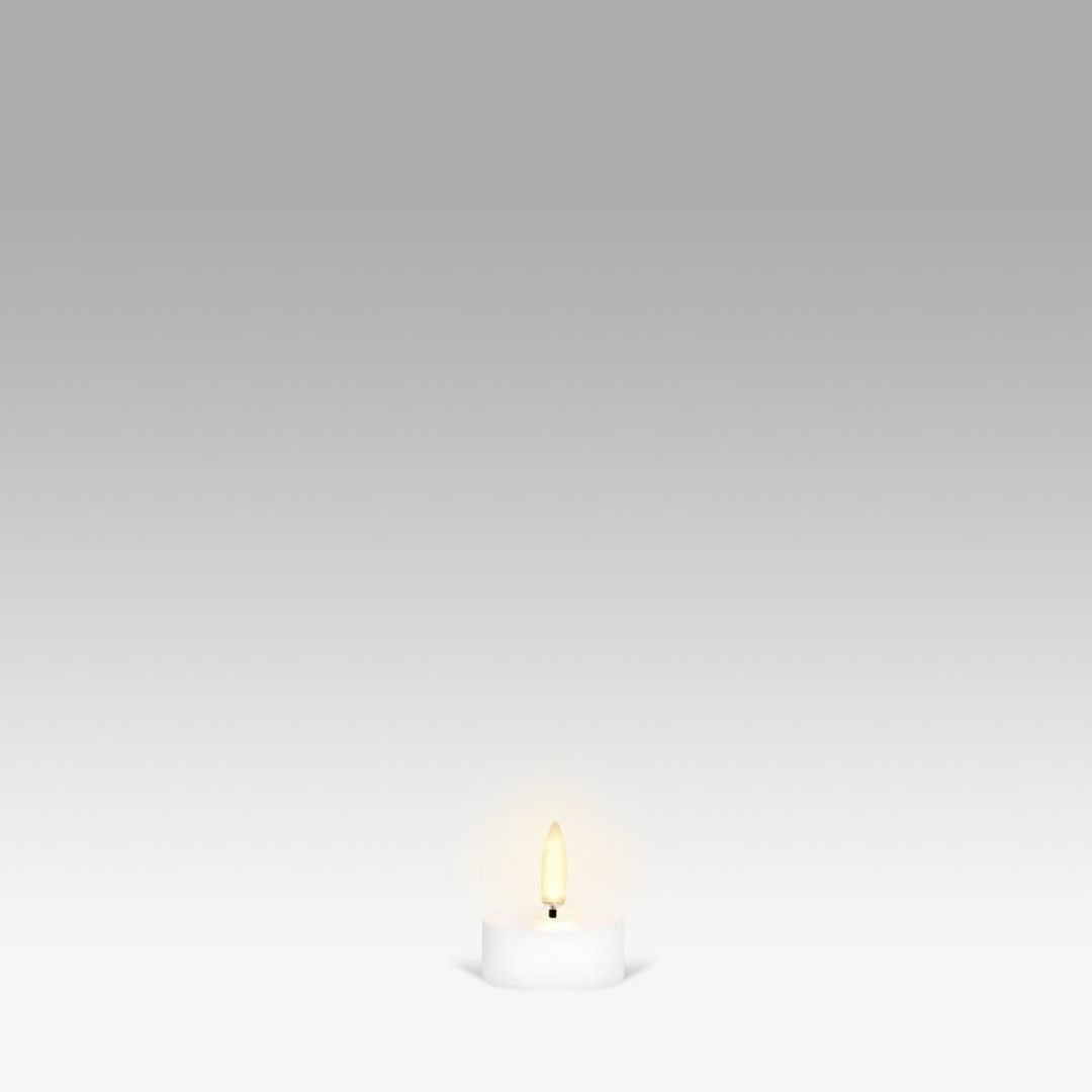 LED Premium Tea Light: White - 3.8x1.9cm