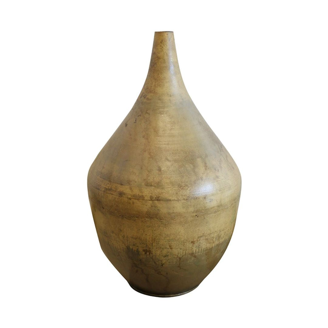 Cairo Vase in Antique Brass Finish