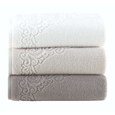 Bath Sheet: Zero Twist Antonieta - Light Grey