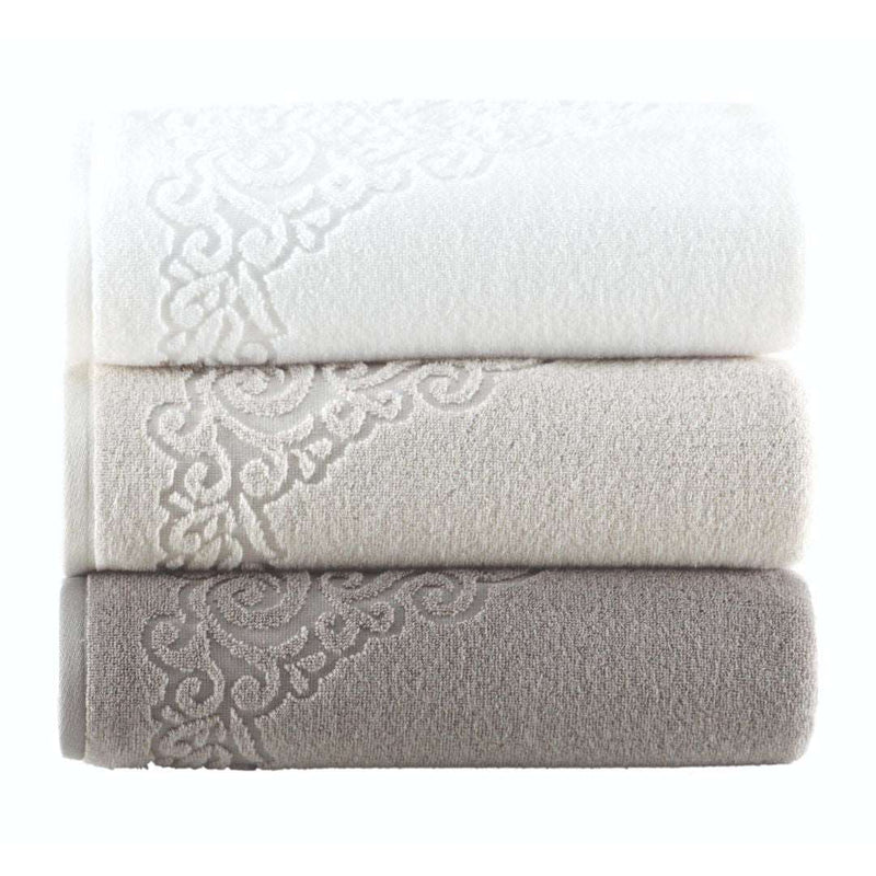 Bath Sheet: Zero Twist Antonieta - Light Grey