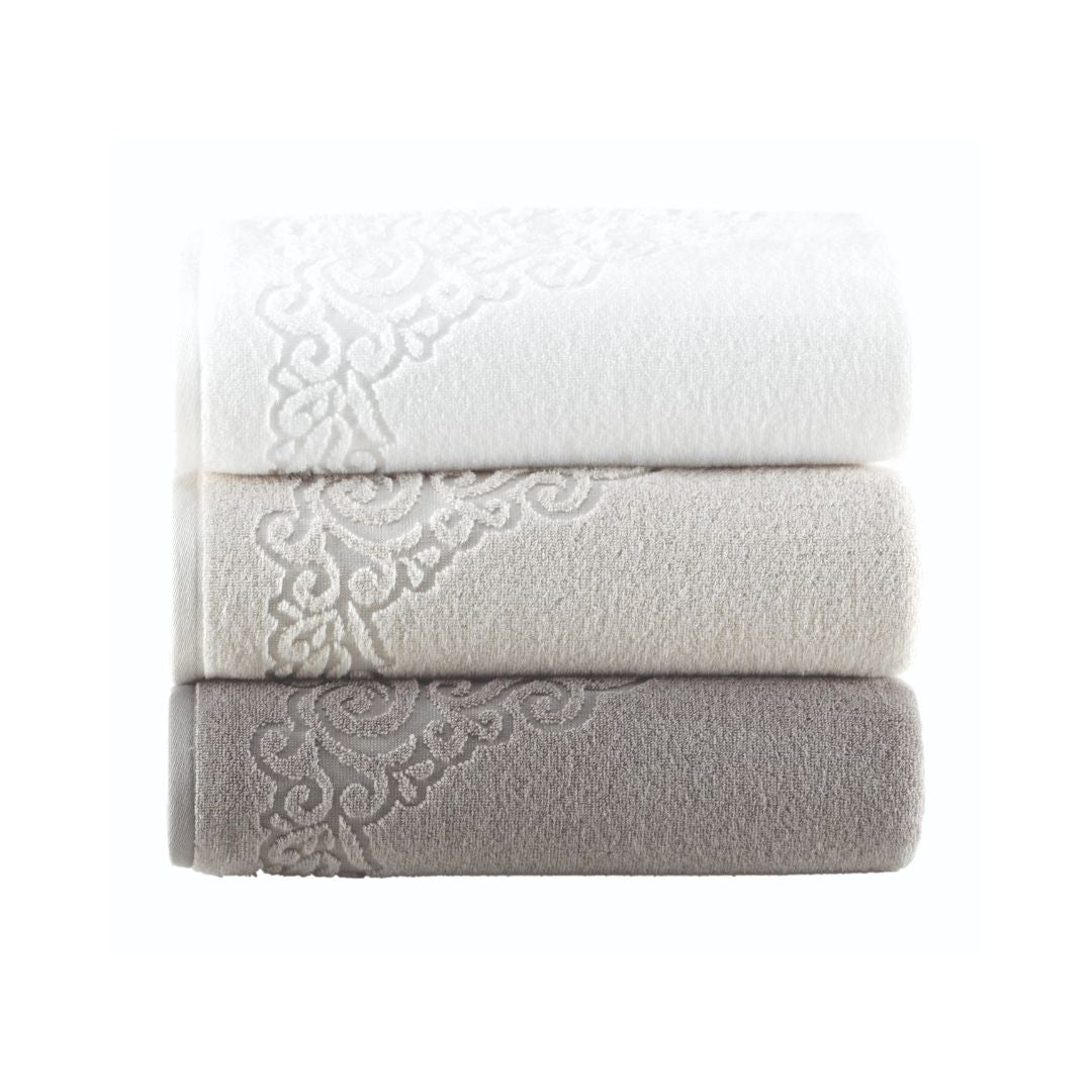 Hand Towel: Zero Twist Antonieta - Light Grey