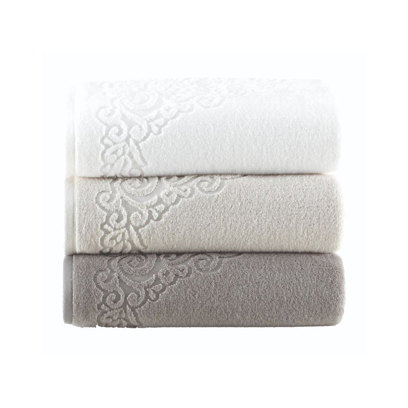 Hand Towel: Zero Twist Antonieta - Light Grey