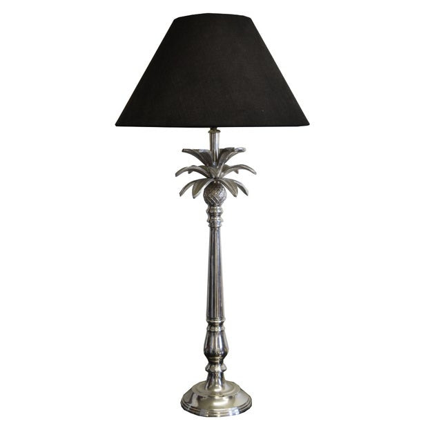 Hamptons Pineapple Lamp Base - Polished Nickel