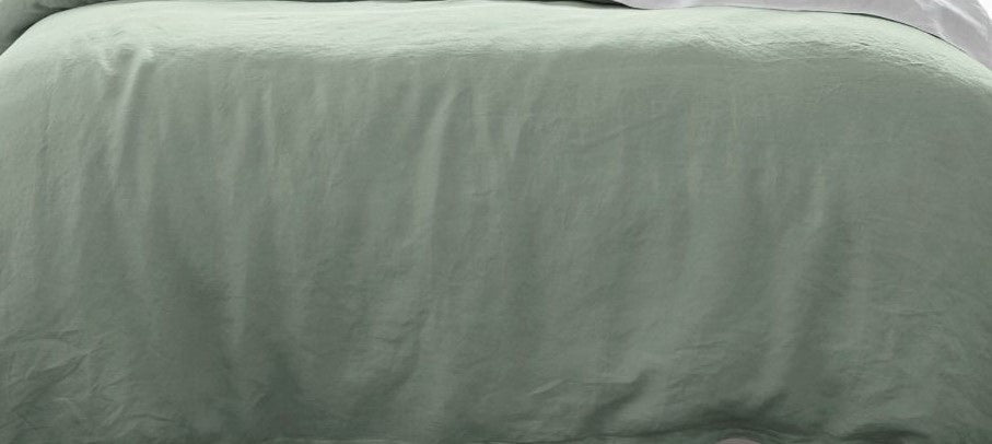 Baltic Linen Sheet Set: Sage - Queen