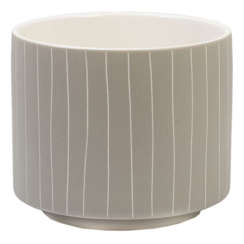 Blurred Lines Beige Pot - Large