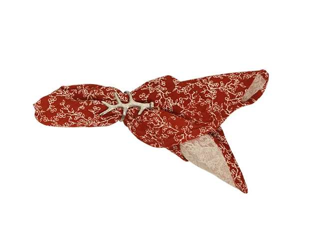 Christmas Cherry Napkin Dark