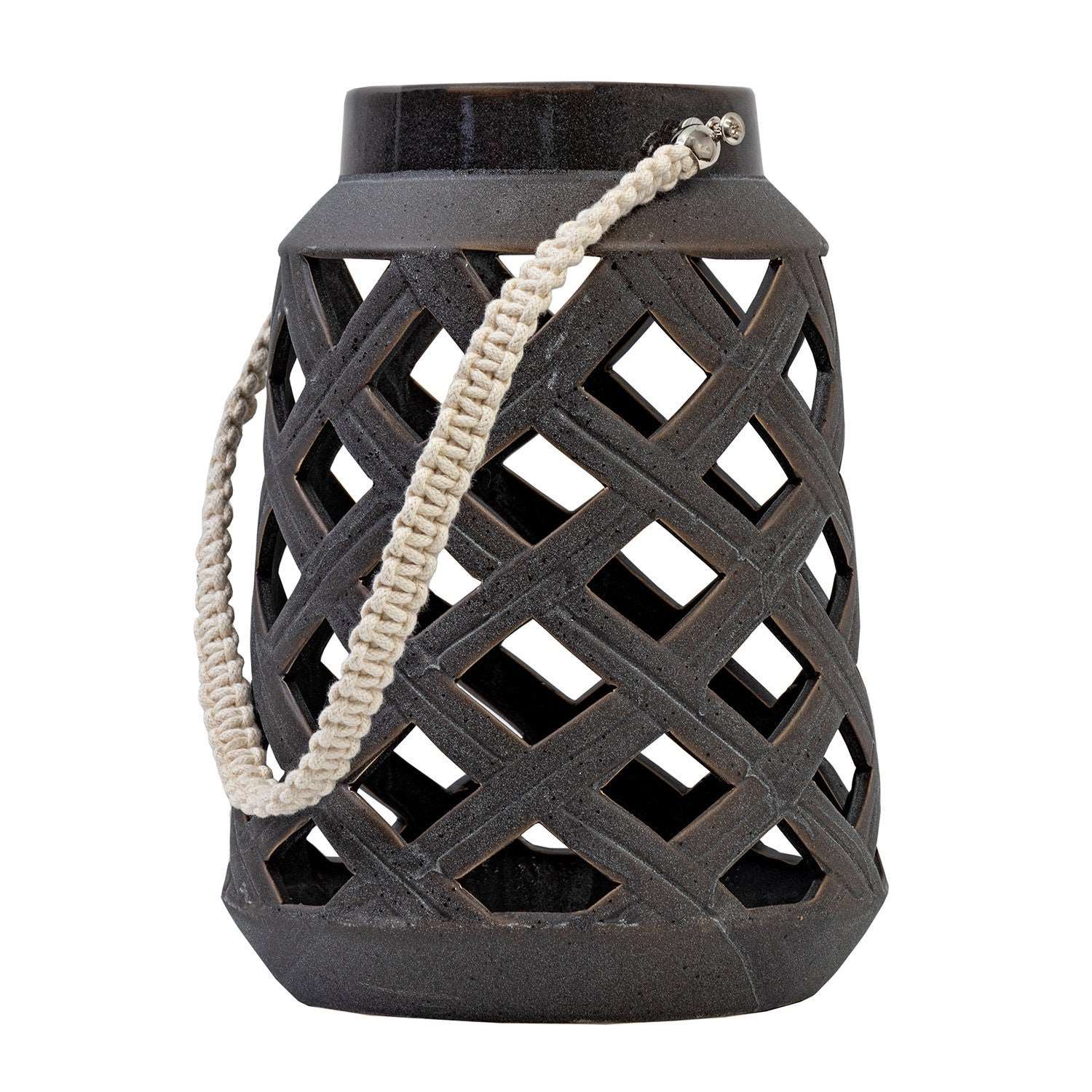 Black Ceramic Lantern